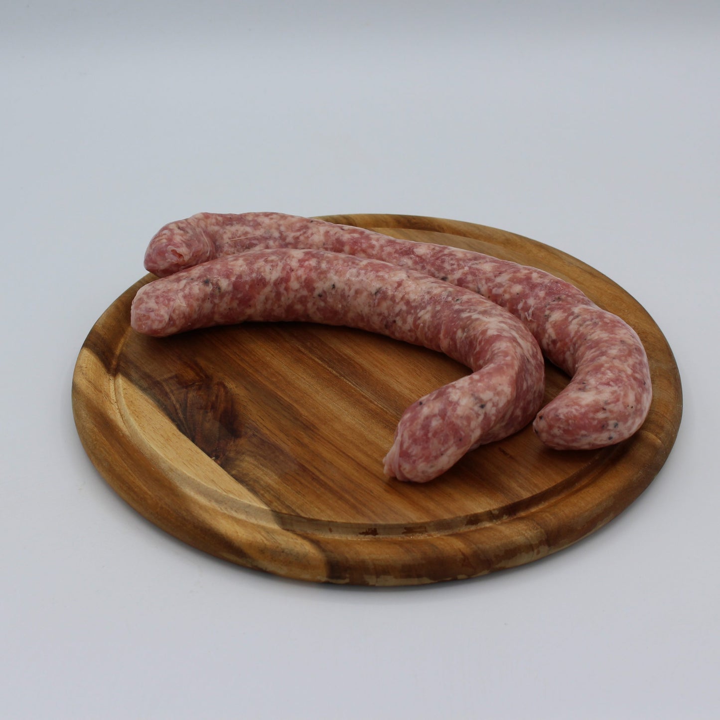 Frische grobe Bratwurst